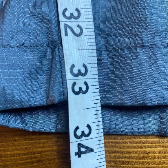 Profile Vintage Nylon elastic waist gray windbreaker track Pants size XL - Picture 7 of 8